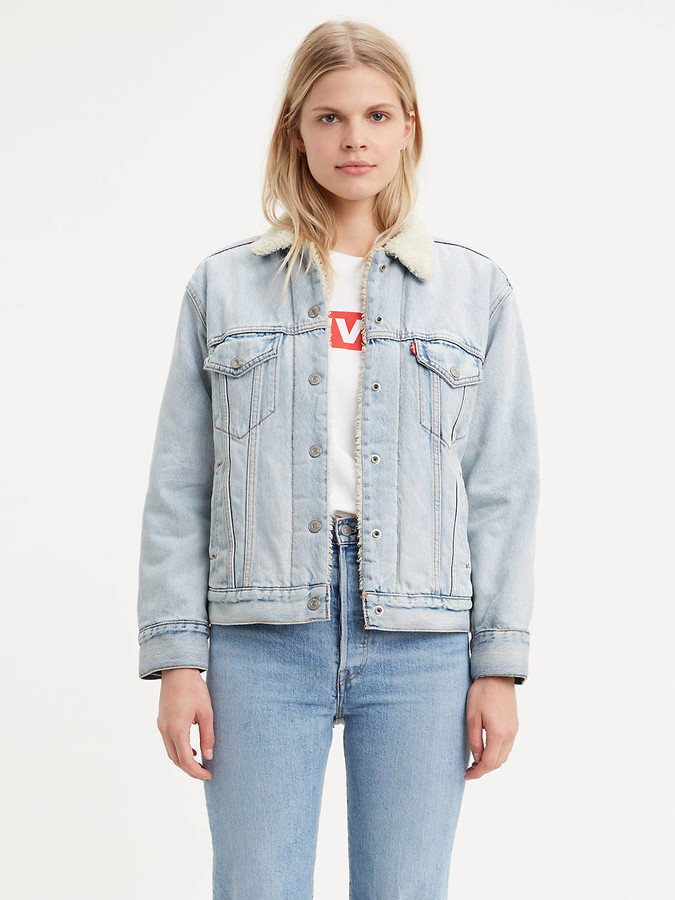 Smart Style: Levi's Sherpa Trucker Jacquard by Google Women's